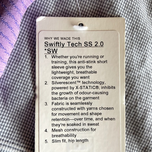 Lululemon Seawheeze Speed Short Sleeve - Picture 3 of 5